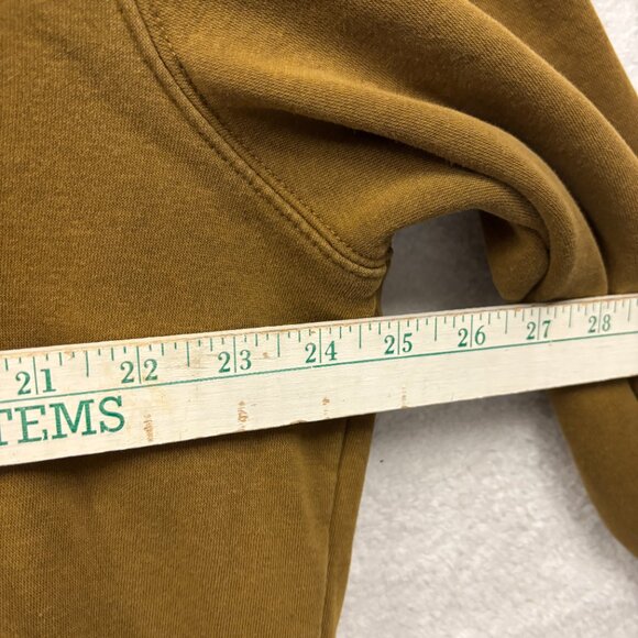 H&M Hoodie Mens XL Long Sleeve Brown Brooklyn Bridge Graphic Cozy Black Label - Picture 3 of 6